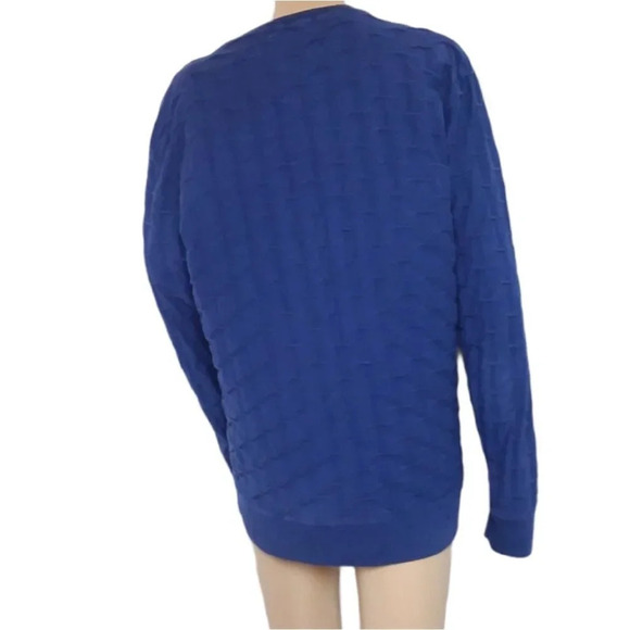 Topman Blue Waves Long Sleeve Shirt - Picture 4 of 5